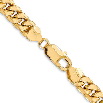 7.3mm Semi-Solid Miami Cuban Chain 26"