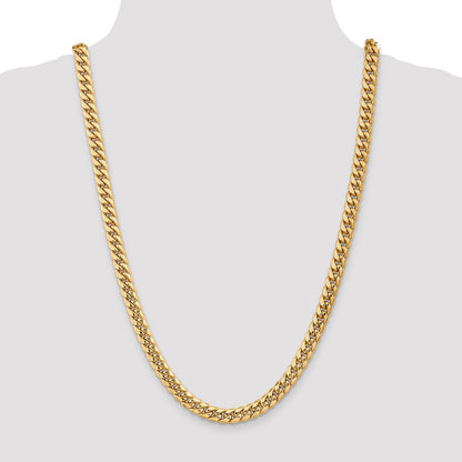 7.3mm Semi-Solid Miami Cuban Chain 26"