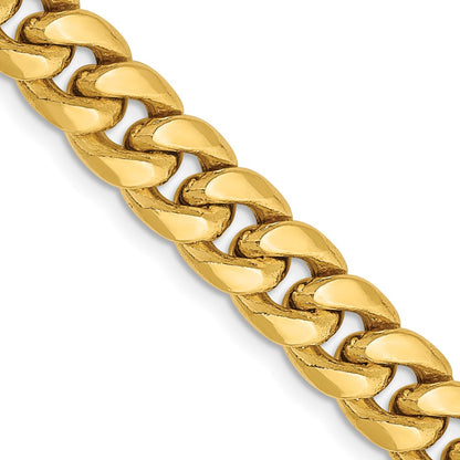 7.3mm Semi-Solid Miami Cuban Chain 26"