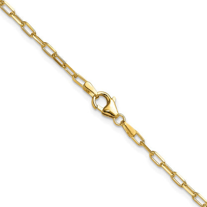 2.2mm Solid Beveled D/C Paperclip Chain