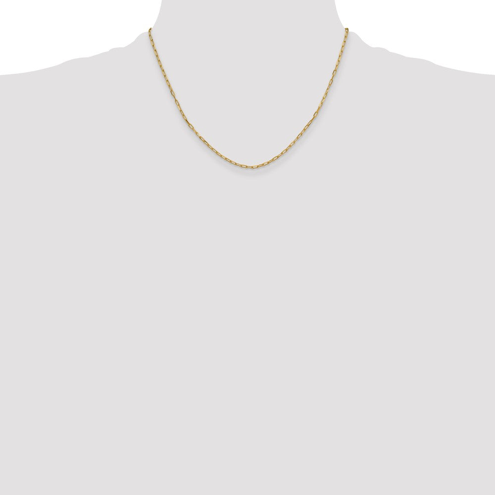 2.2mm Solid Beveled D/C Paperclip Chain