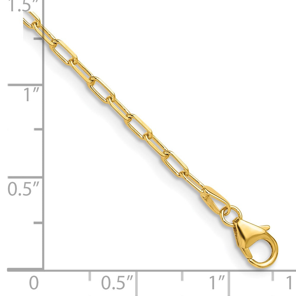 2.2mm Solid Beveled D/C Paperclip Chain