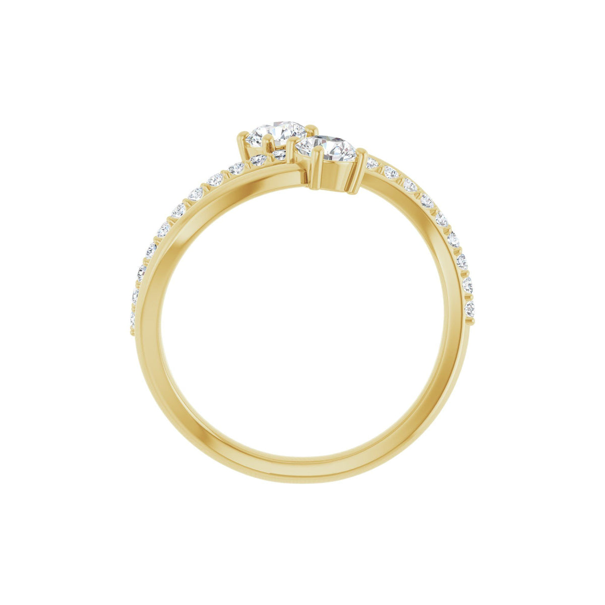3/4 CTW Natural Diamond Two-Stone Ring