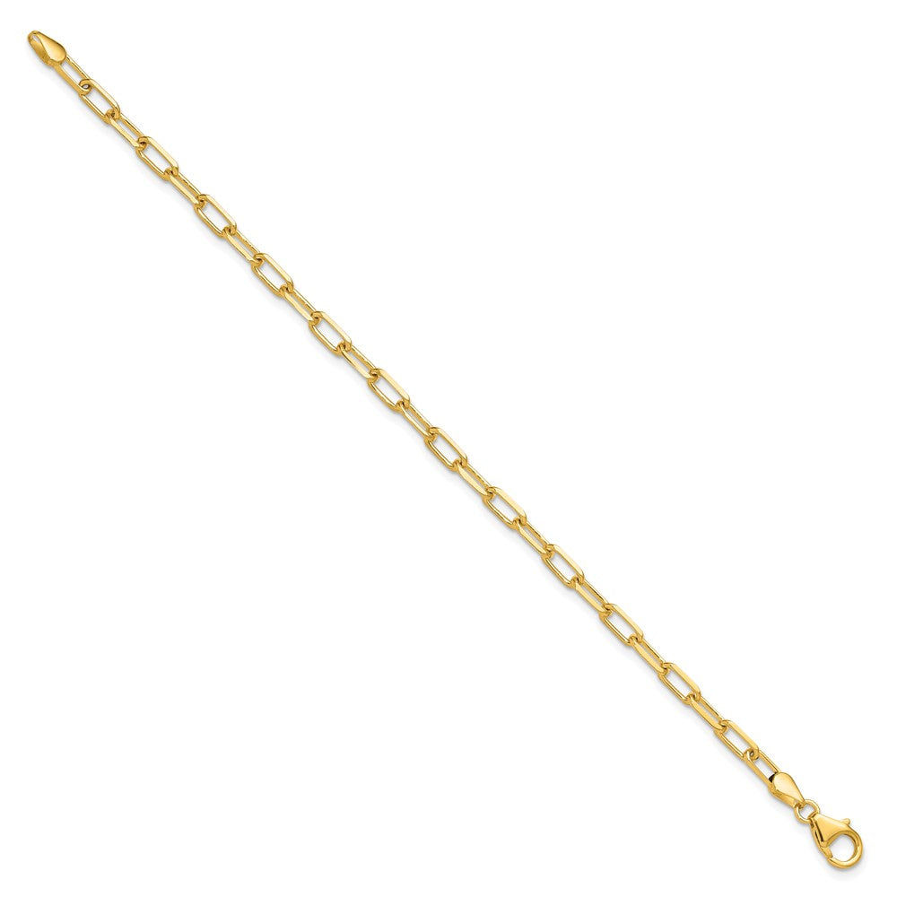 3.5mm Solid Beveled D/C Paperclip Chain