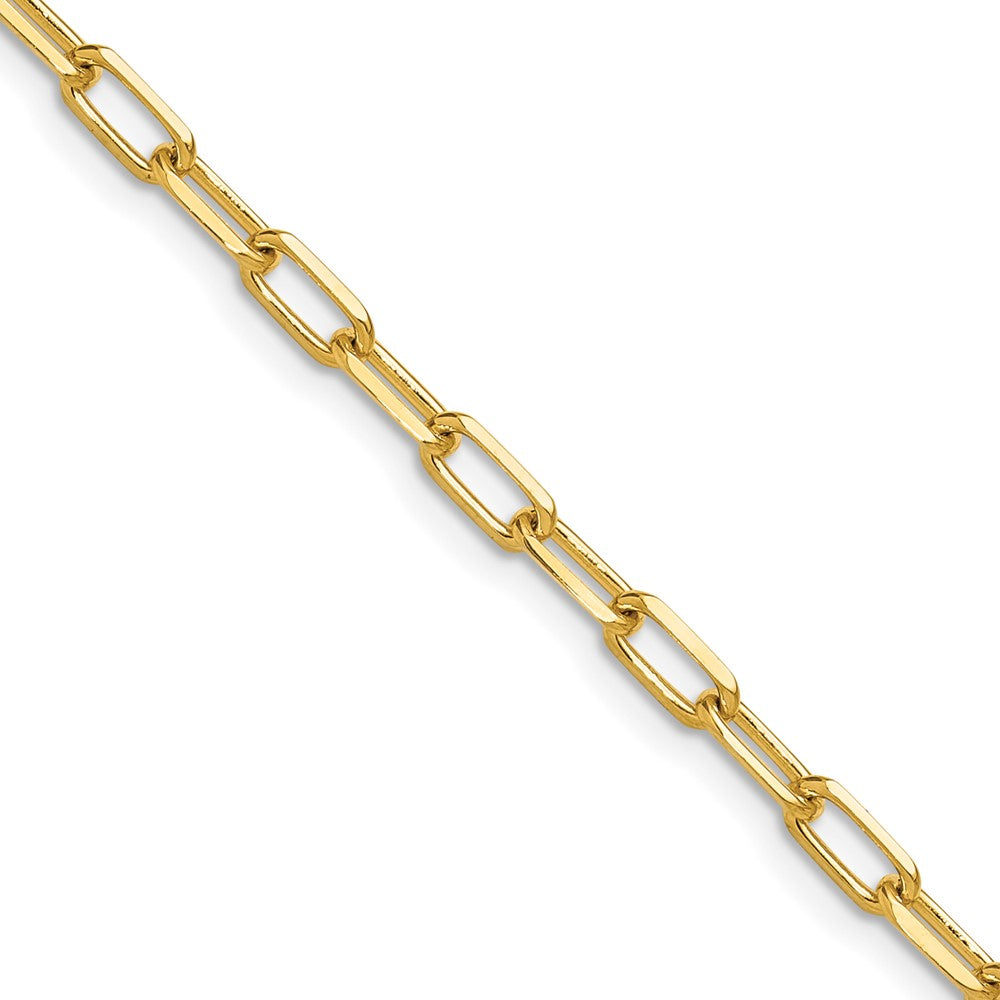 3.5mm Solid Beveled D/C Paperclip Chain