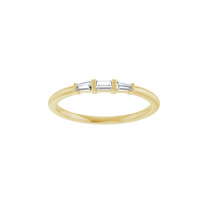 1/6 CTW Natural Diamond Stackable Ring