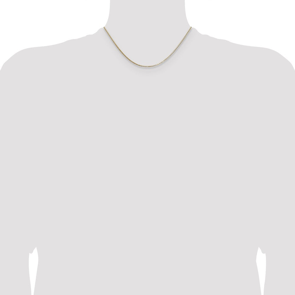 1.10mm Box Chain - Yellow Gold