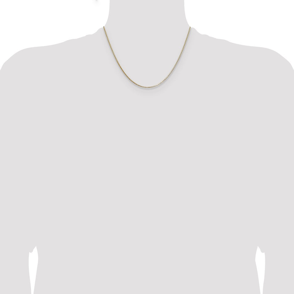 1.10mm Box Chain - Yellow Gold