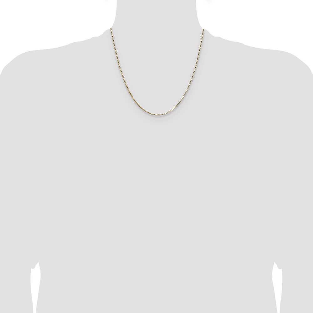 1.10mm Box Chain - Yellow Gold
