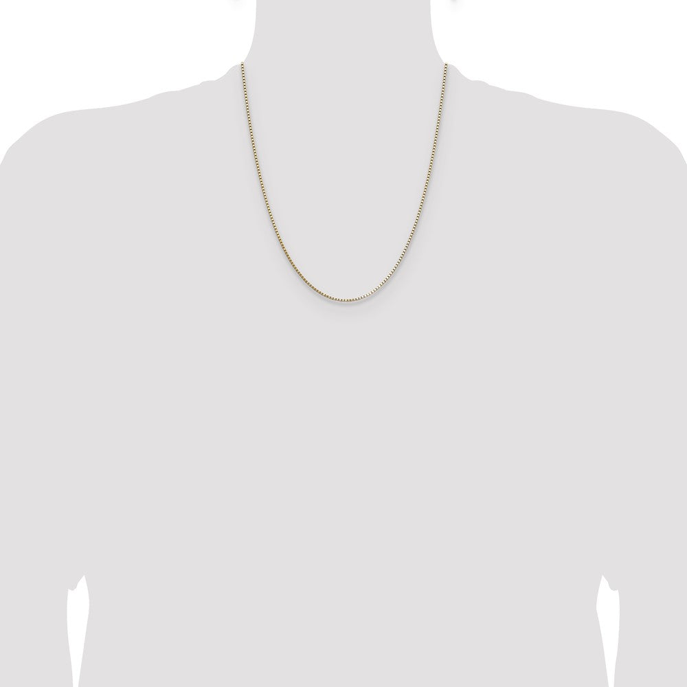 1.10mm Box Chain - Yellow Gold