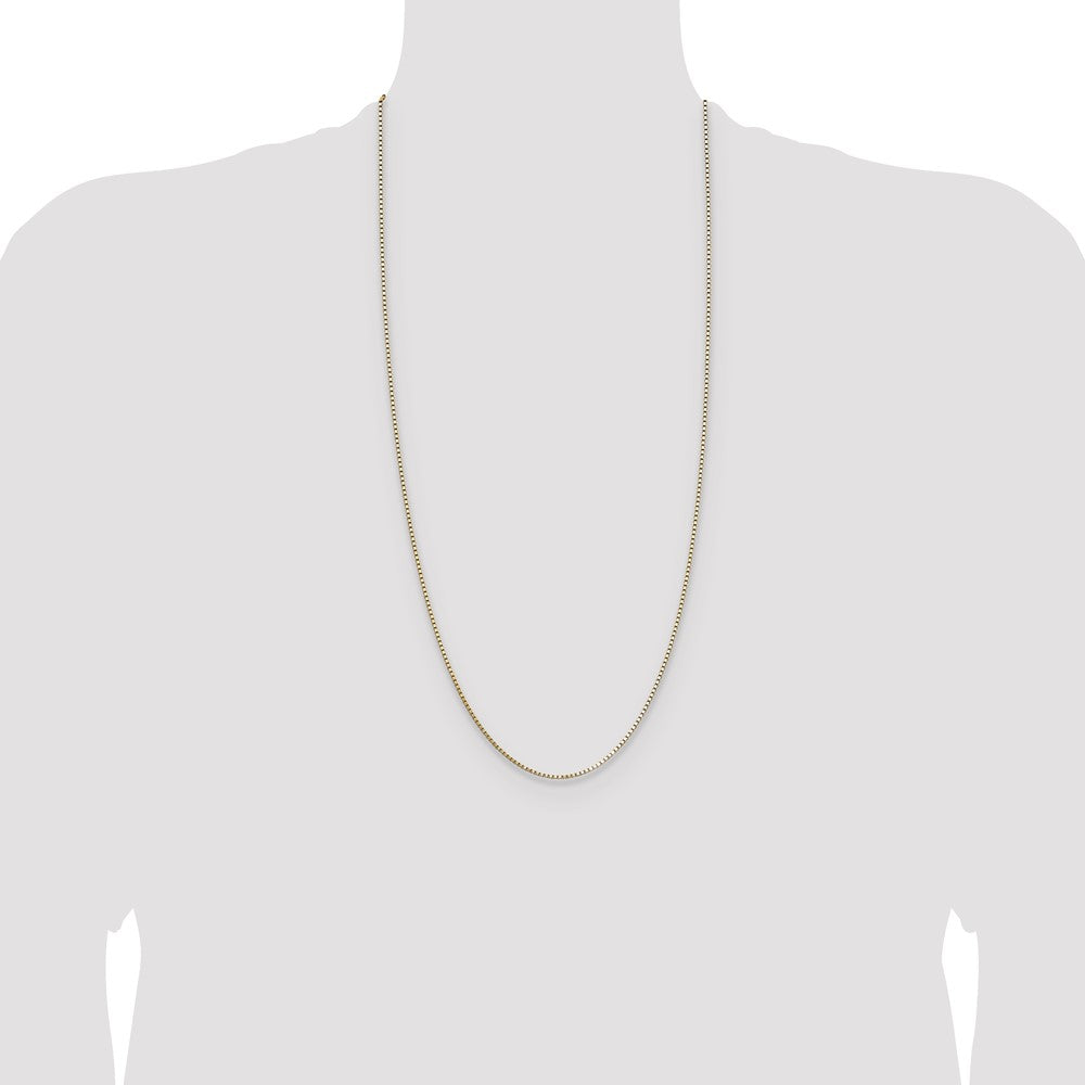 1.10mm Box Chain - Yellow Gold