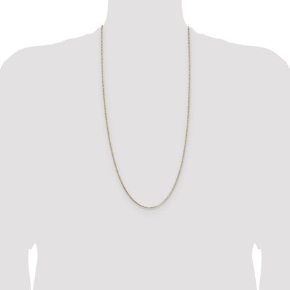 1.10mm Box Chain - Yellow Gold