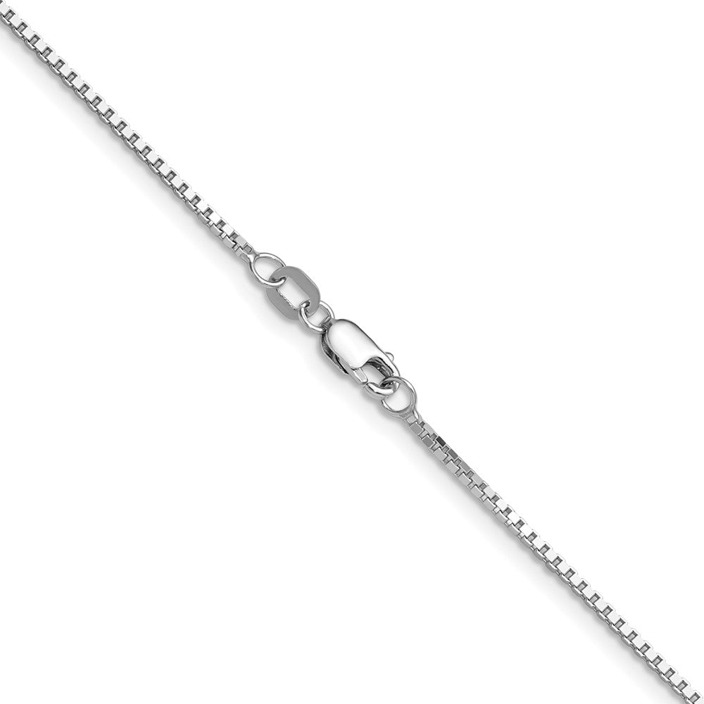 1.10mm Box Chain - White Gold