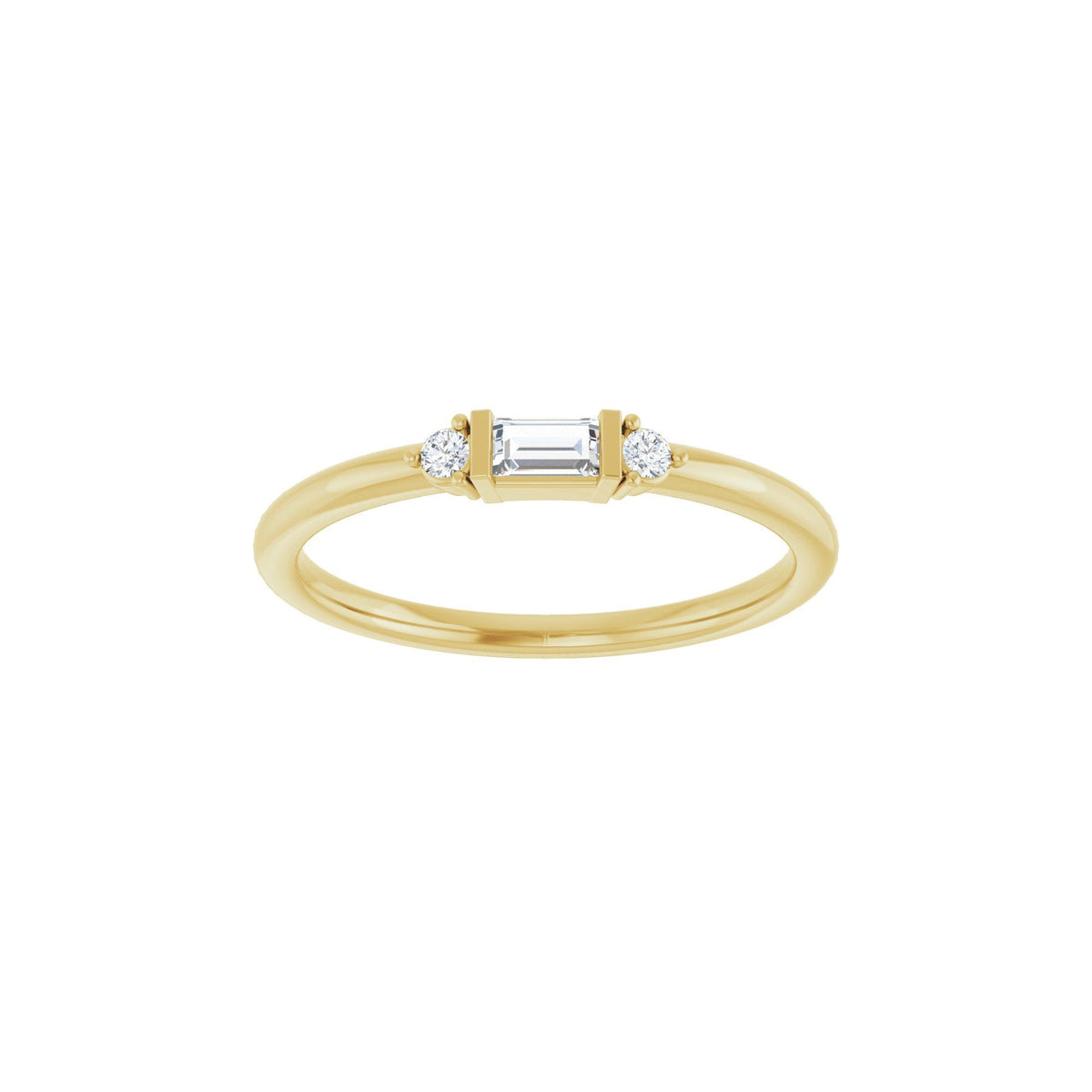 1/8 CTW Natural Diamond Stackable Ring