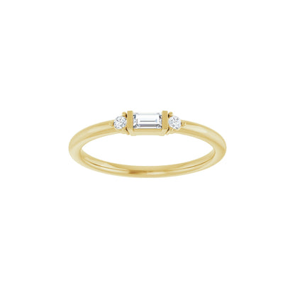1/8 CTW Natural Diamond Stackable Ring
