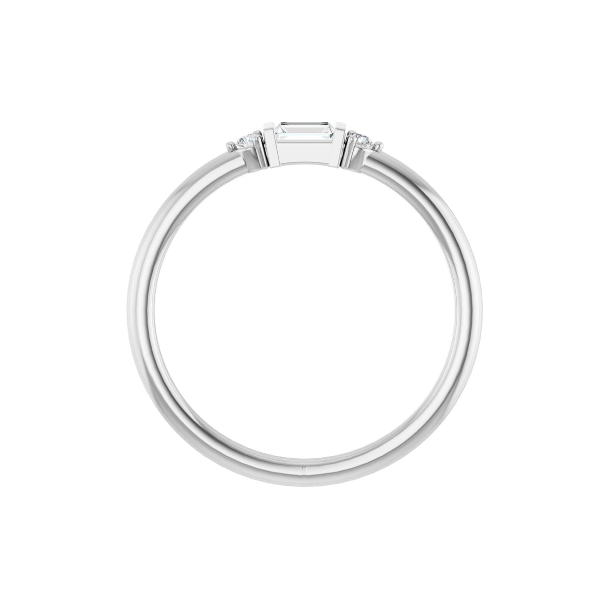1/8 CTW Natural Diamond Stackable Ring