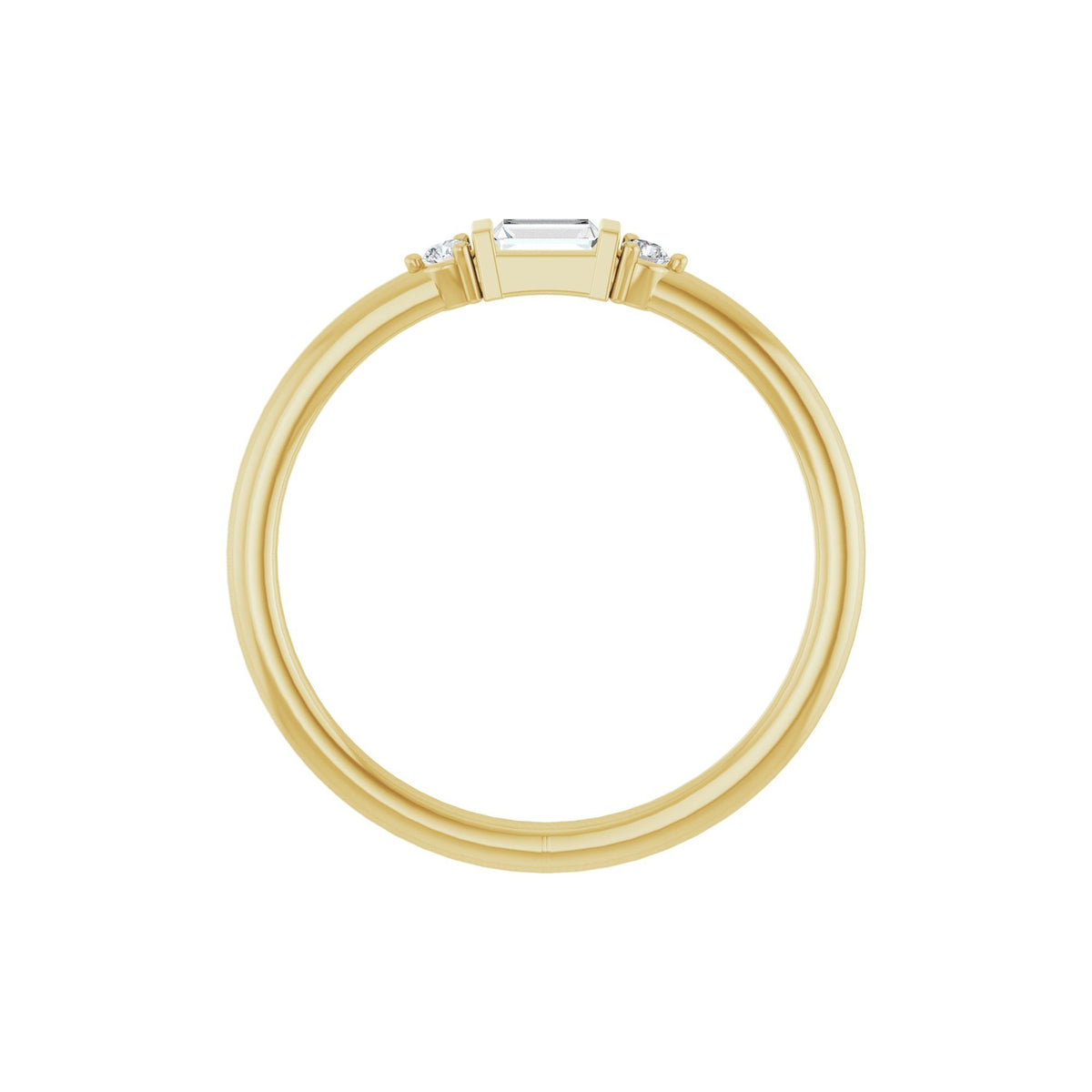 1/8 CTW Natural Diamond Stackable Ring