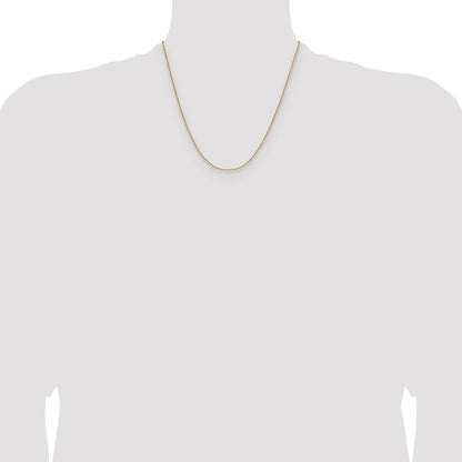 1.65mm D/C Square Cable Chain - Yellow Gold