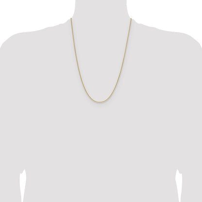 1.65mm D/C Square Cable Chain - Yellow Gold