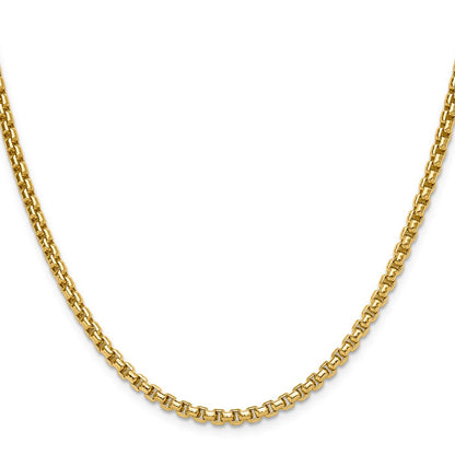 3.7mm Semi-Solid D/C Round Box Chain