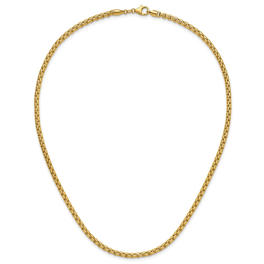 3.7mm Semi-Solid D/C Round Box Chain