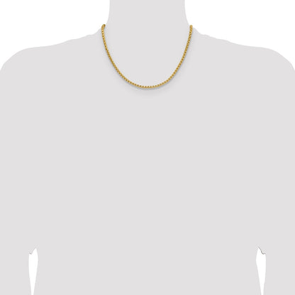 3.7mm Semi-Solid D/C Round Box Chain