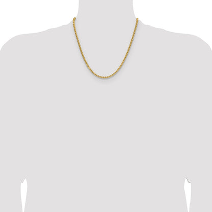 3.7mm Semi-Solid D/C Round Box Chain