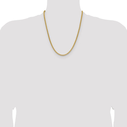 3.7mm Semi-Solid D/C Round Box Chain