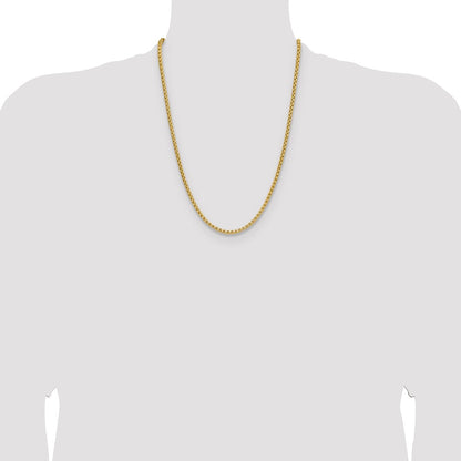 3.7mm Semi-Solid D/C Round Box Chain