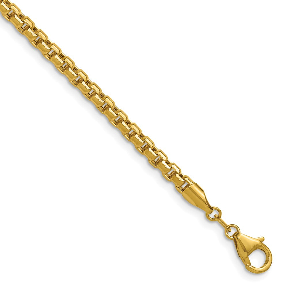 3.7mm Semi-Solid D/C Round Box Chain
