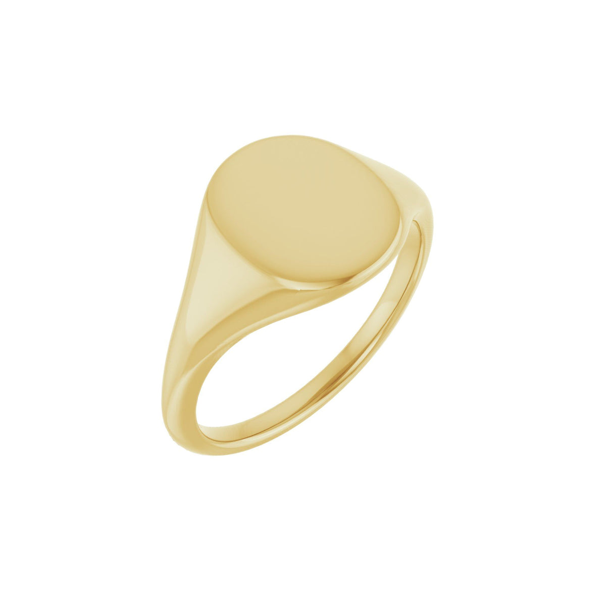 Oval Signet Ring (11 x 9mm)