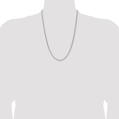 WG 2.2mm Solid Beveled D/C Paperclip Chain