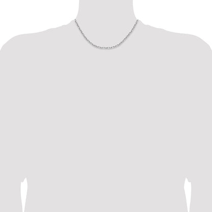 WG 3.0mm Solid Beveled D/C Paperclip Chain