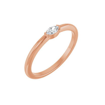 Natural Diamond Solitaire Ring