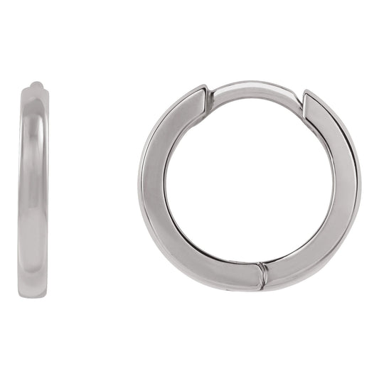 12.5 mm Hinged Hoop Single Earring