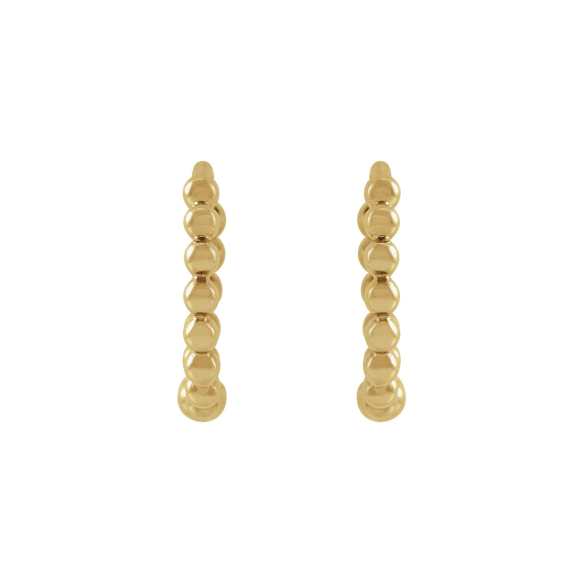 Beaded Hoop Earrings