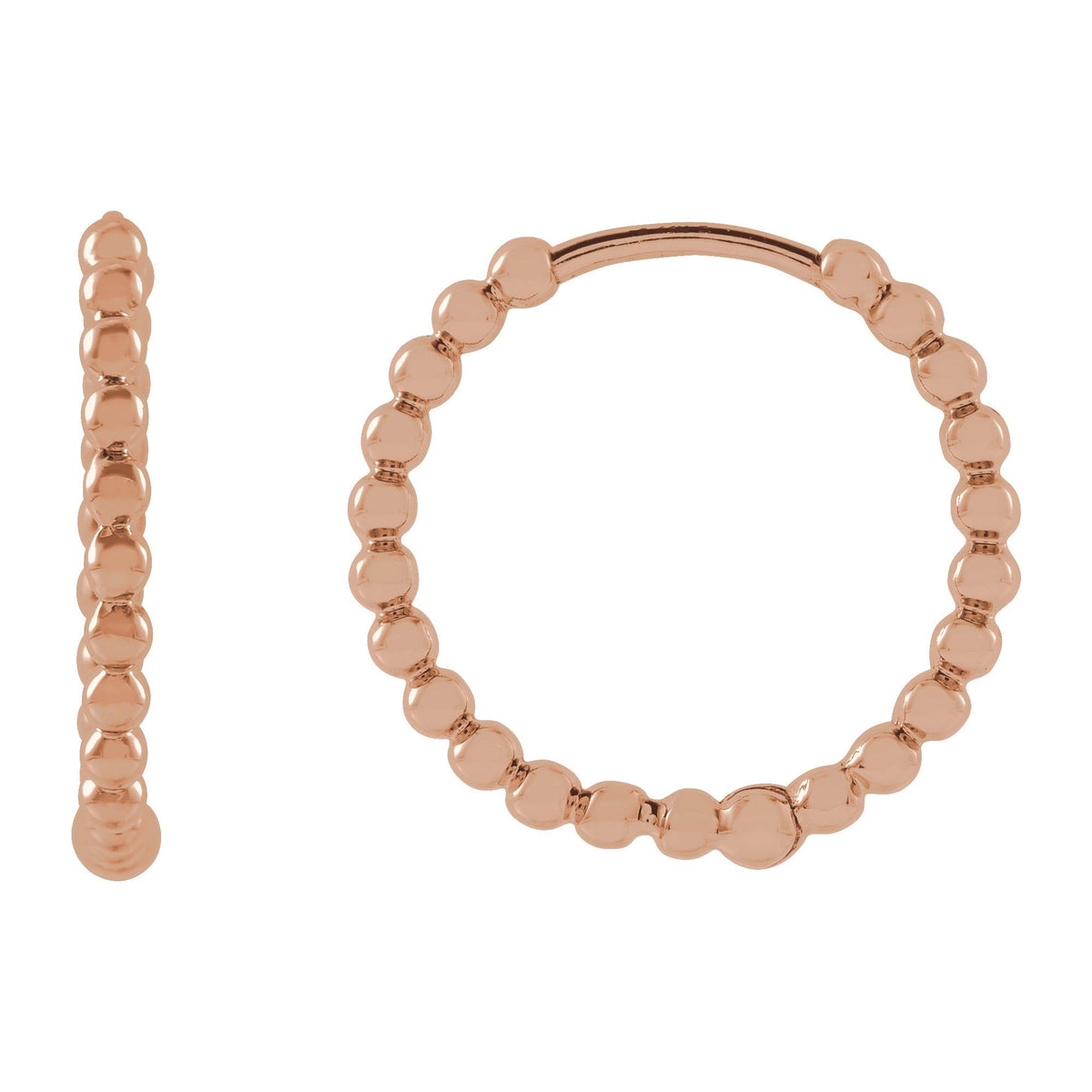 Beaded Hoop Earrings