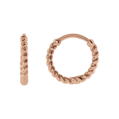 Rope Hoop Earrings