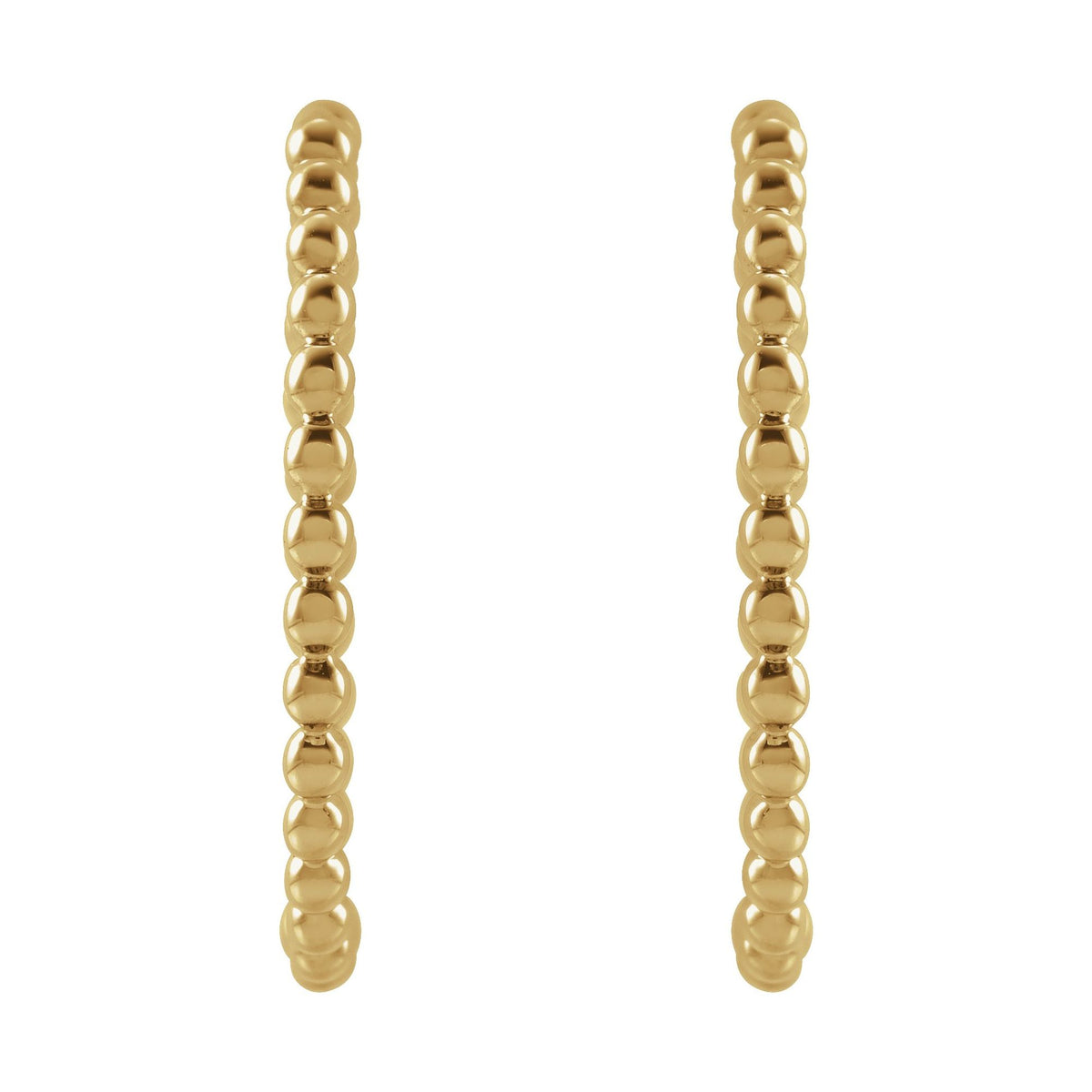 Beaded Hoop Earrings