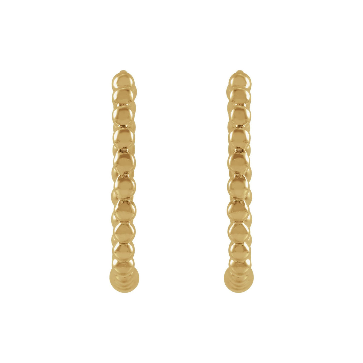 Beaded Hoop Earrings