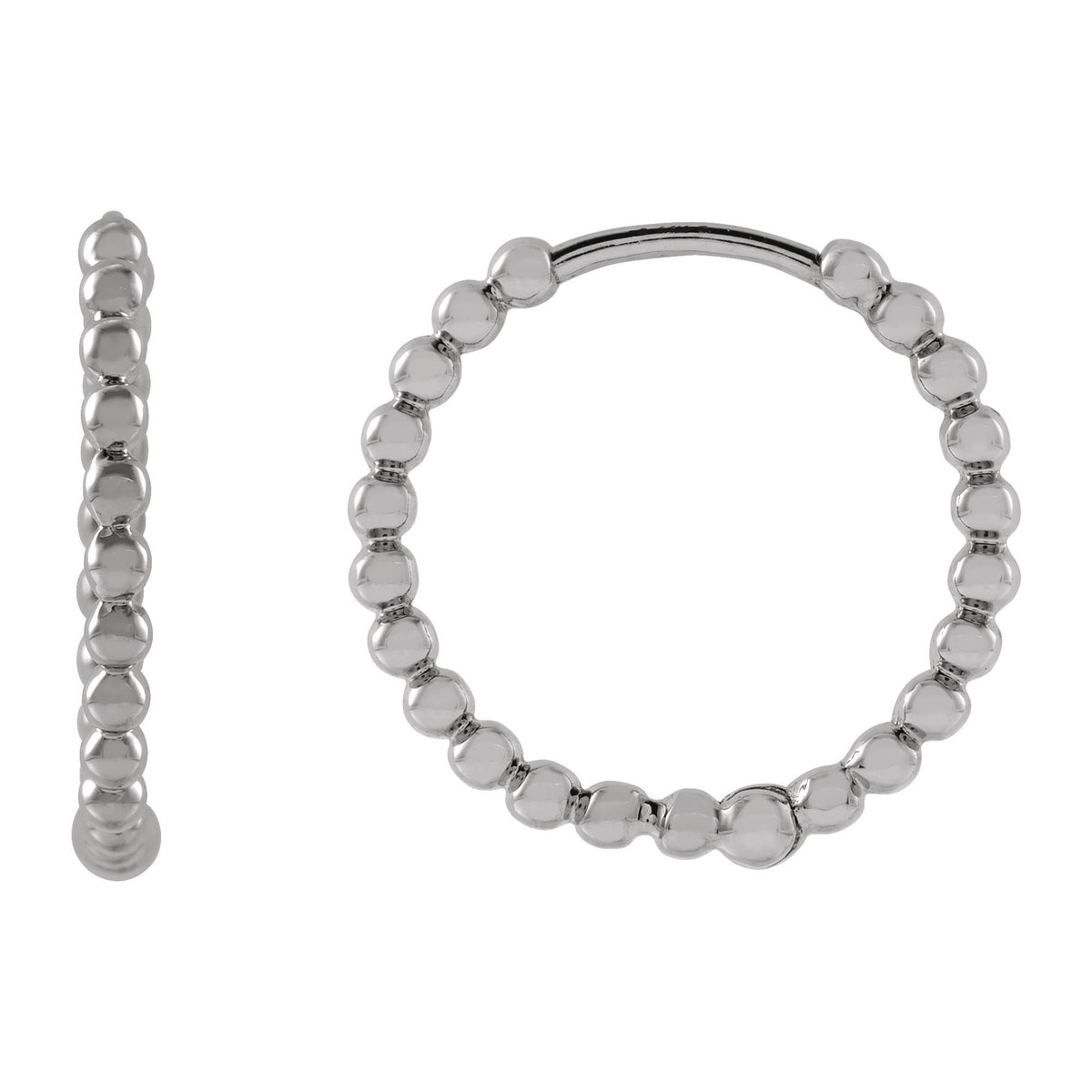 Beaded Hoop Earrings