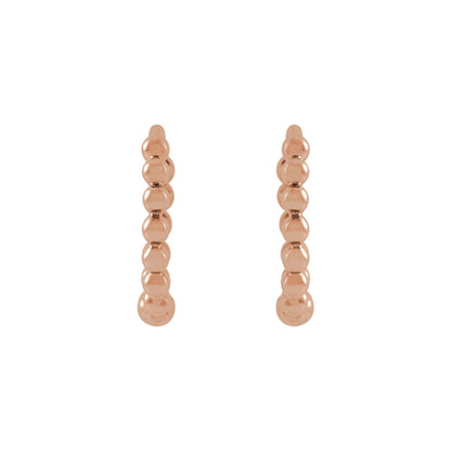 Beaded Hoop Earrings
