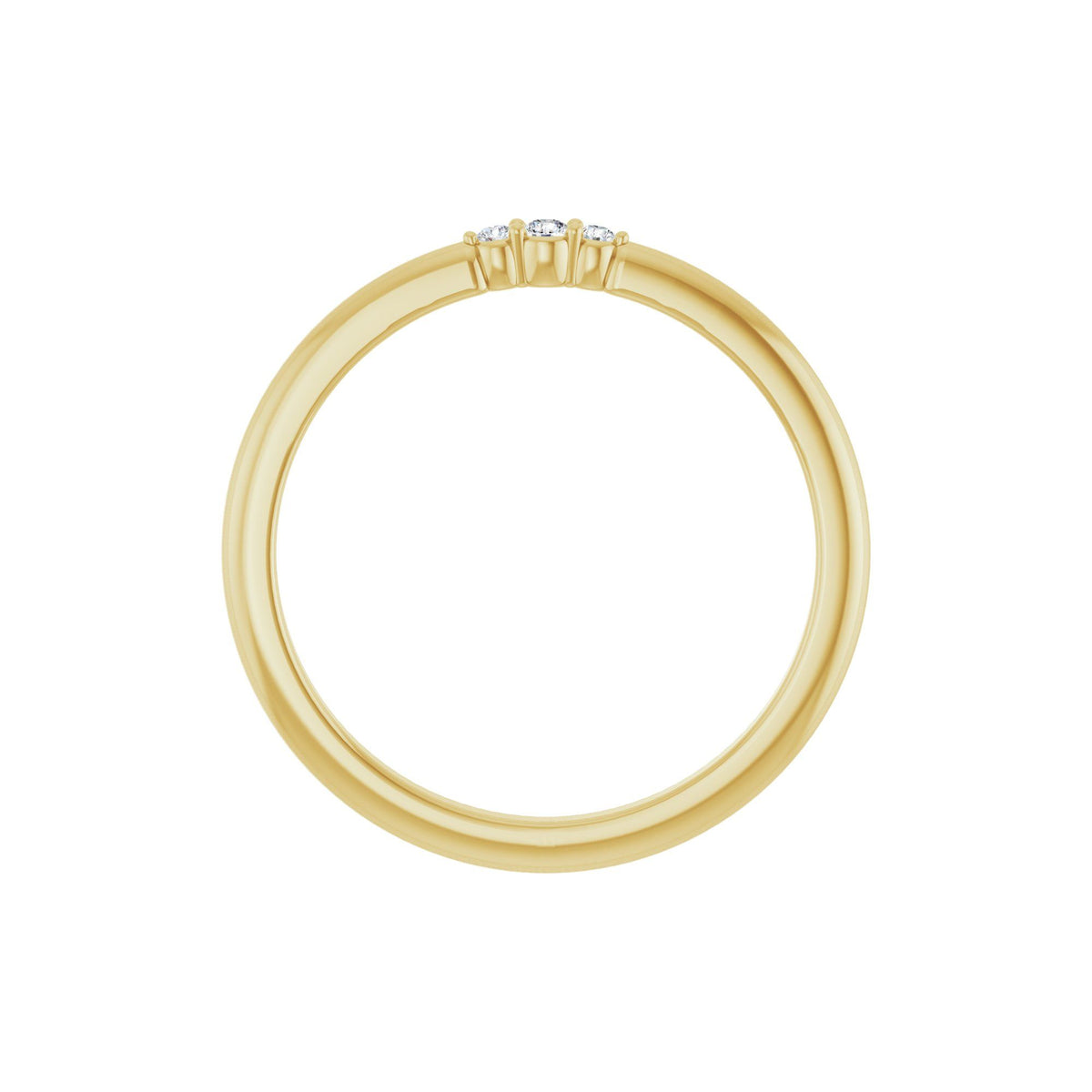 .03 CTW Natural Diamond Stackable Ring