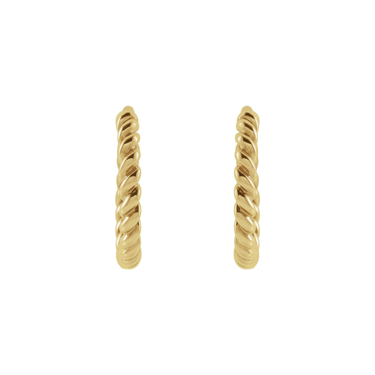 Rope Hoop Earrings