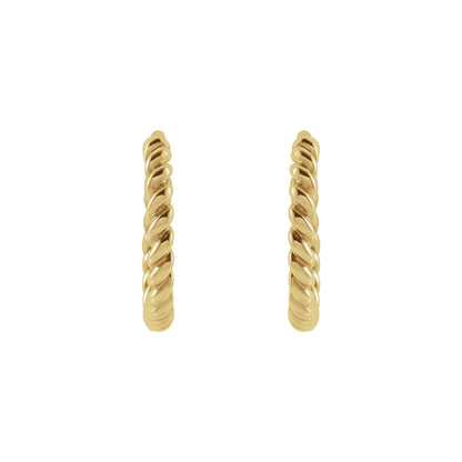 Rope Hoop Earrings