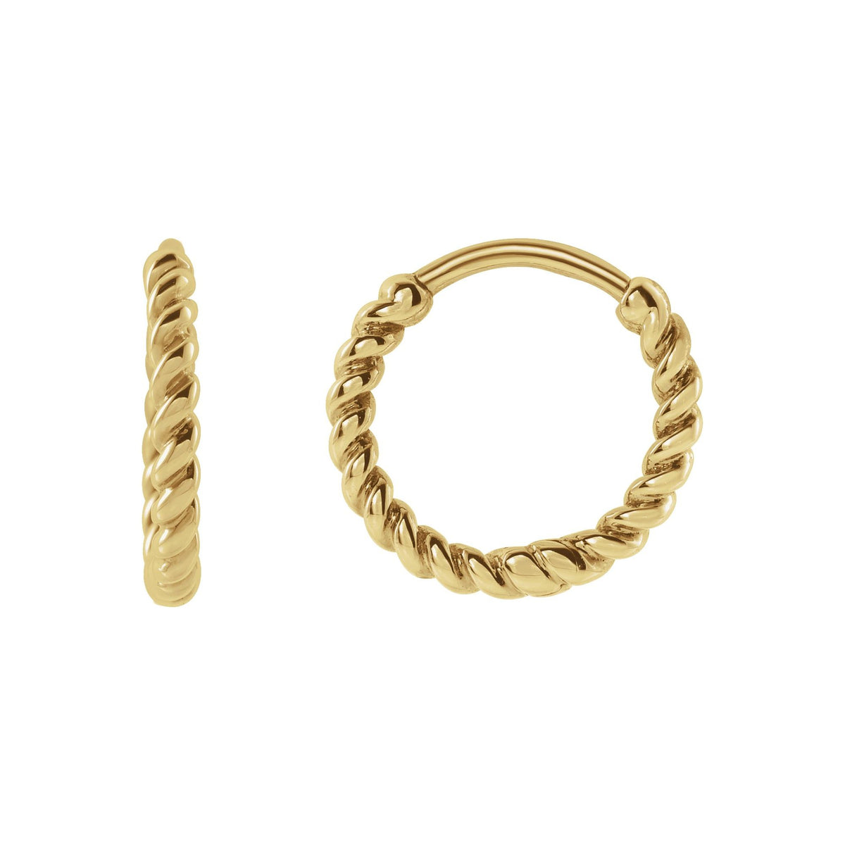Rope Hoop Earrings