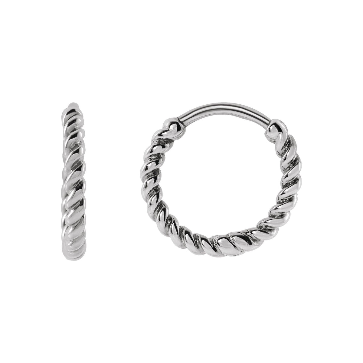 Rope Hoop Earrings