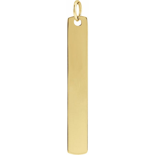 Engravable Bar Necklace or Pendant