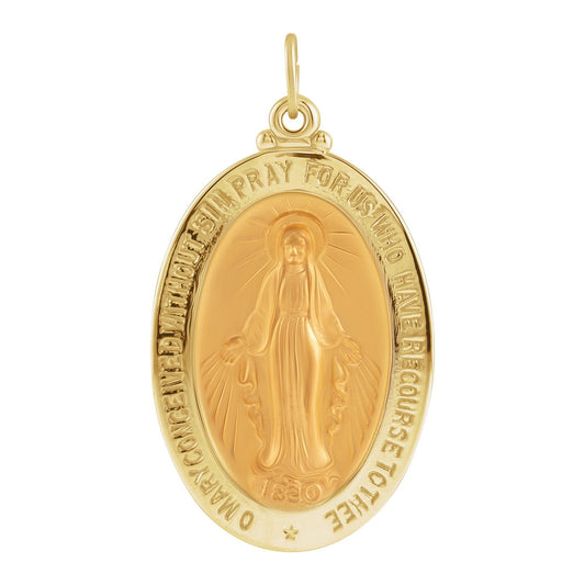 29x20 mm Oval Miraculous Medal