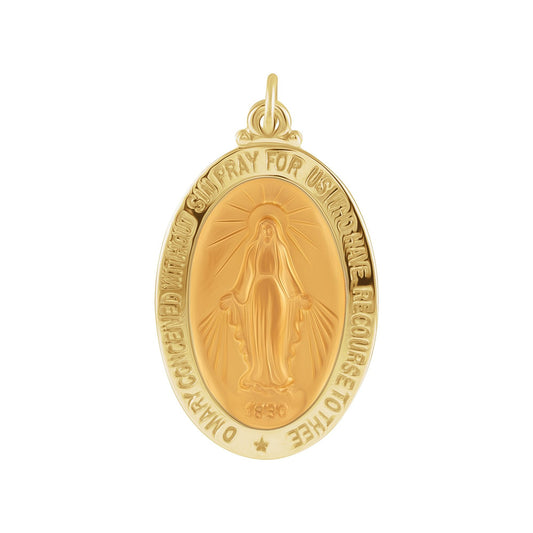 26x18 mm Oval Miraculous Medal